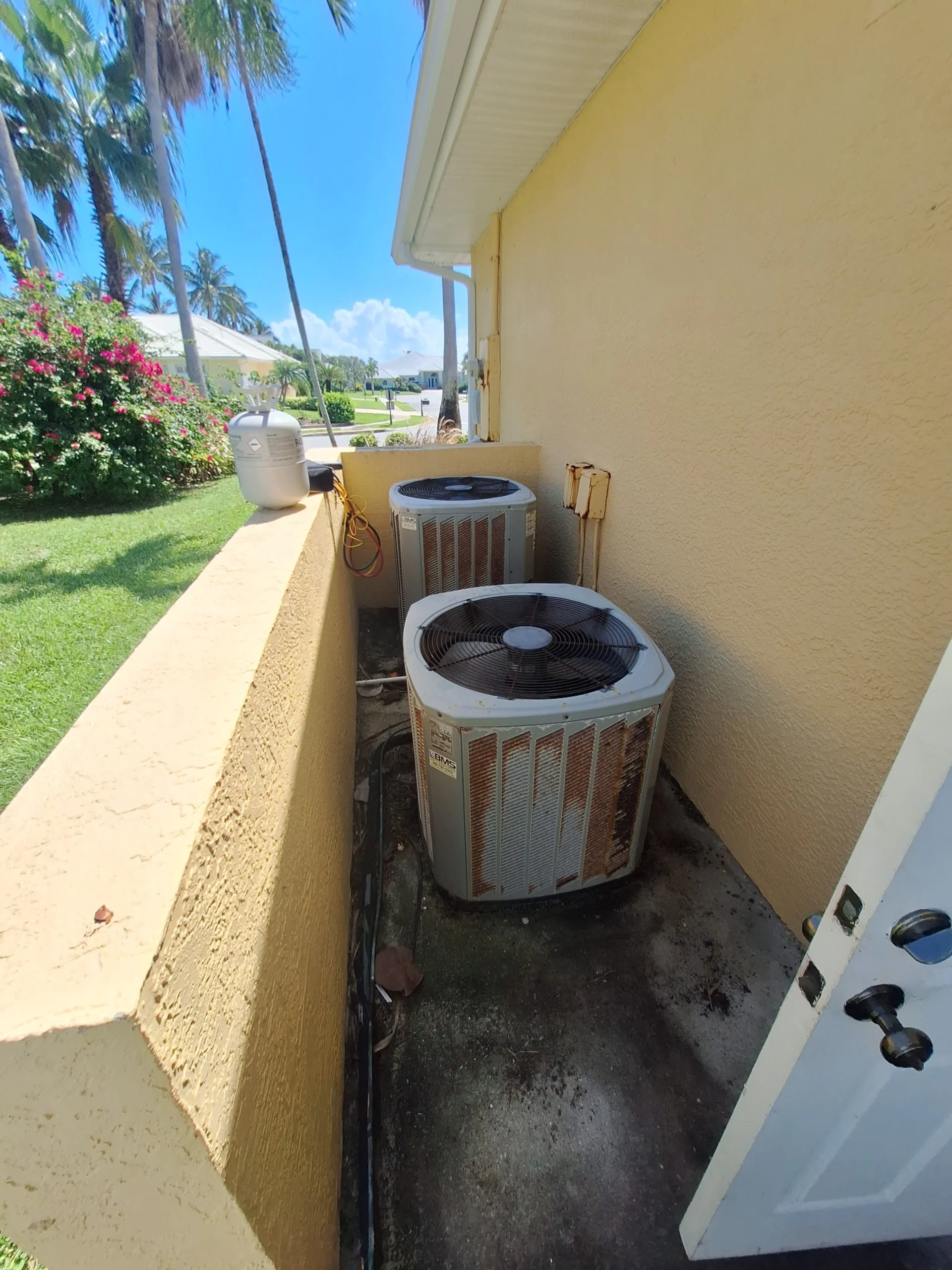 HVAC installation before - old system