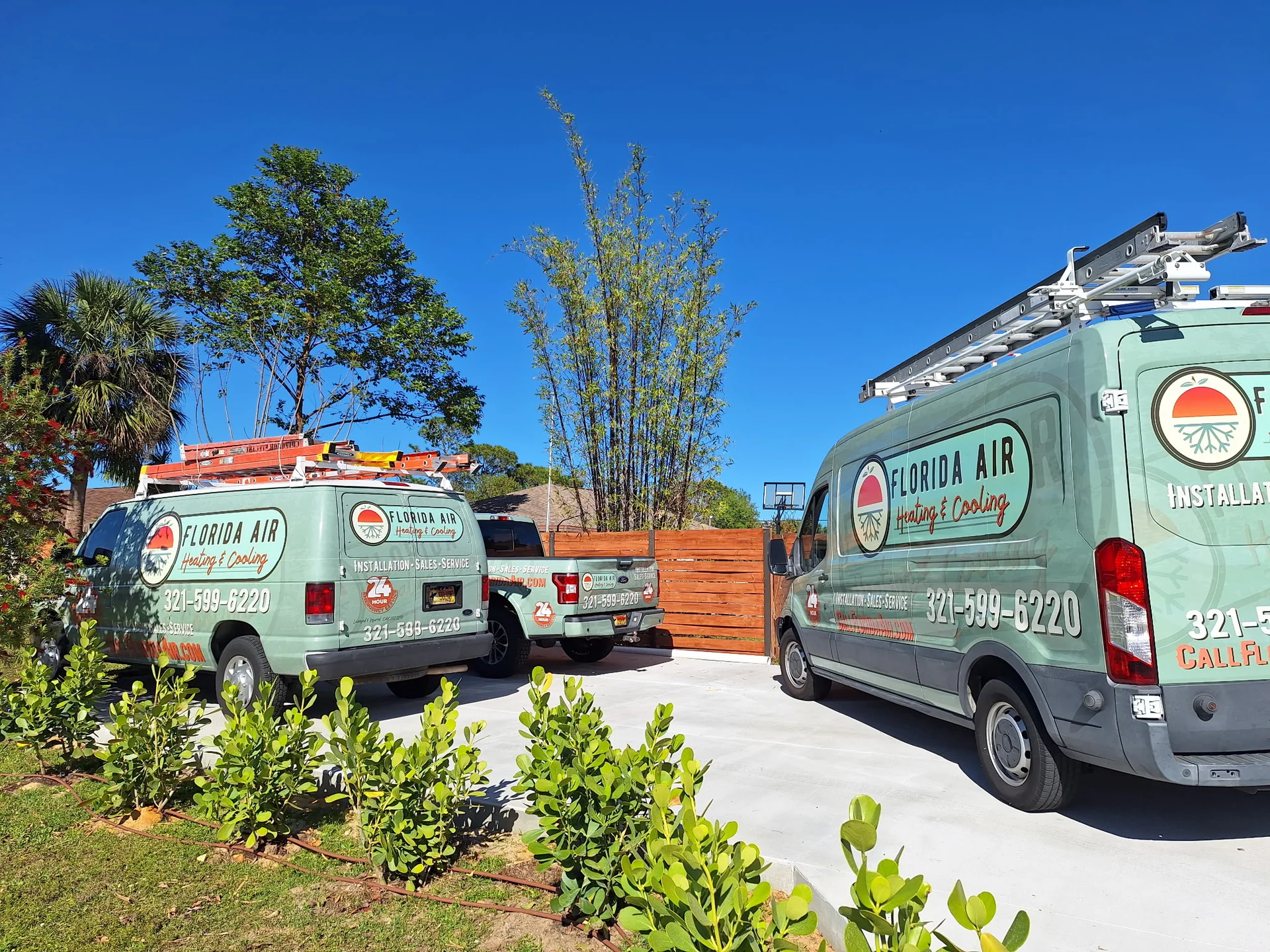 Florida Air HVAC technicians at work